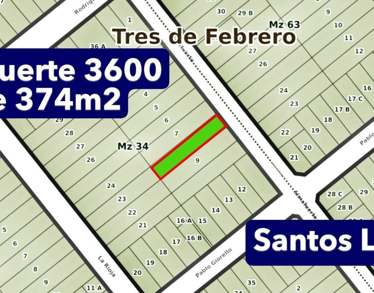 Almafuerte 3600, Santos Lugares, Tres de Febrero