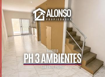 PH · 65m² · 3 Ambientes · Venta - PH 3 Ambientes con Patio - Banfield