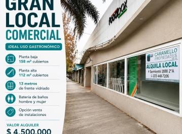 Local comercial de 4 ambientes, Mar del Plata · Alquiler Local Comercial | Zona Güemes | Ideal Gastronomía