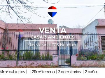 Casa · 141m² · 7 Ambientes · 1 Cochera · Venta Casa 3 Dorm. y Estudio en Esquina Nqn