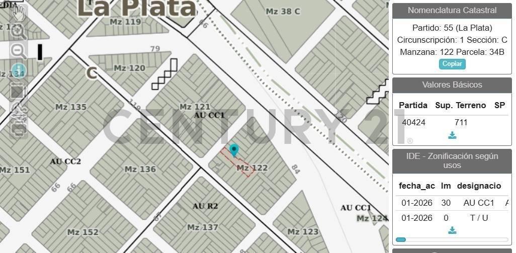 67 e/ 119 y Boulevard 84 36, La Plata, La Plata