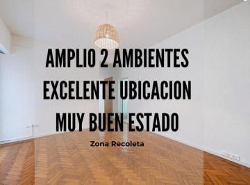 Departamento · 38m² · 2 Ambientes · Departamento 2 Ambientes Recoleta Apto Credito
