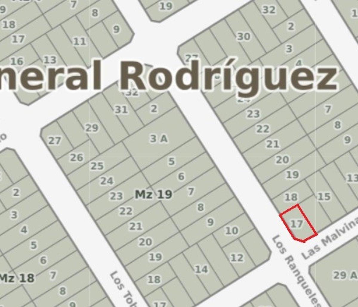 Las Malvinas y los Ranqueles S/N, General Rodríguez, GBA Oeste