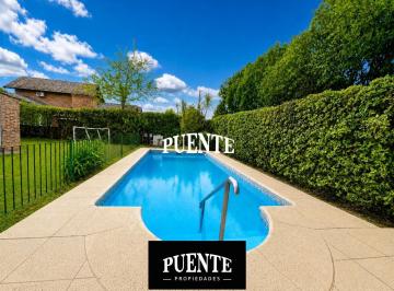 Casa · 200m² · 5 Ambientes · Campos de Echeverria - Oportunidad en Venta o en Alquiler Amueblada y Equipada!