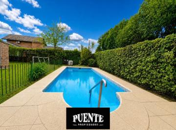 Casa · 200m² · 5 Ambientes · Campos de Echeverria - Oportunidad en Venta o en Alquiler Amueblada y Equipada!