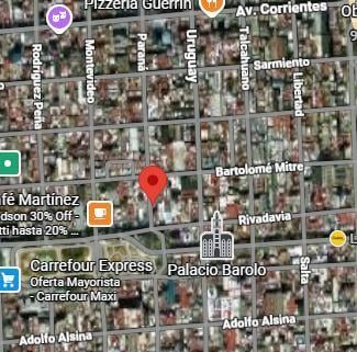 Paraná e/ Rivadavia y Mitre