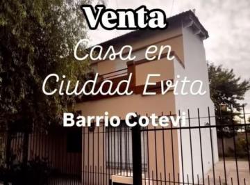 Casa · 120m² · 4 Ambientes · Venta Duplex Cotevi. 4 Amb. Buena Ubicacion.