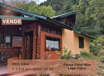 Casa · 102m² · 4 Ambientes · 1 Cochera · Lago Puelo, Casa en Venta de 102 m² (Paraje Entre Rios)