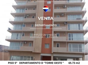 Departamento · 55m² · 2 Ambientes · Dpto 1 Dor. en Edif. Jardines de Esmeralda
