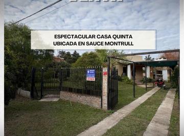 Casa · 80m² · 3 Ambientes · 1 Cochera · Muy Linda Casa Quinta - Sauce Montrull