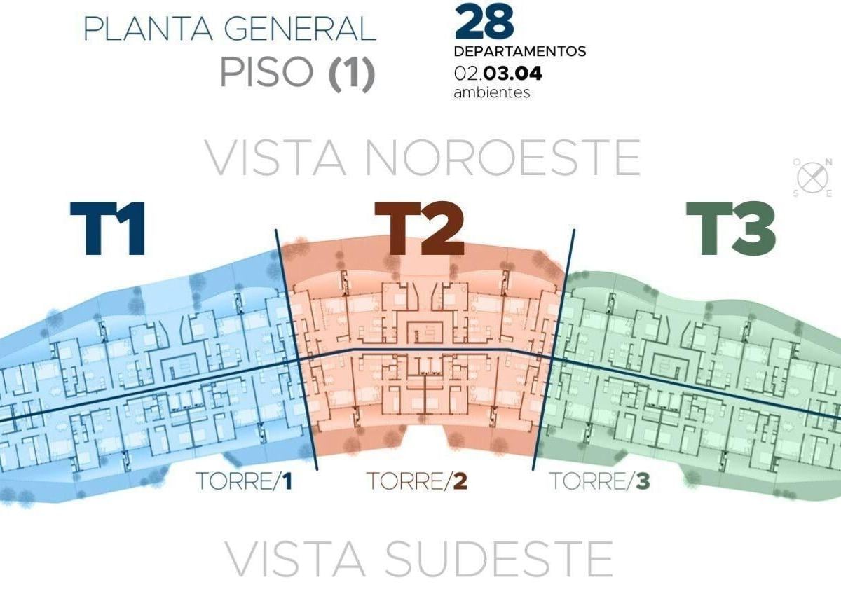 Depto. en Venta en Torre Zafiro 1 dormitorio, Nordelta 300