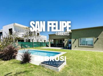 Casa · 131m² · 5 Ambientes · 2 Cocheras · Casa 5 Ambientes en Venta en San Felipe - Equipada