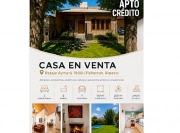 Casa de 6 ambientes, Rosario · Fisherton, Casa 3 Dor.2 Baños, Jardín y Pileta. Cochera