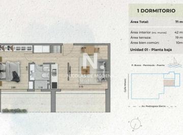Foto1 · En Venta Apartamento de 1 Dormitorio en Mansa Town, Ideal Para Inversión