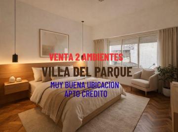 Departamento · 39m² · 2 Ambientes · 2 Ambientes Villa del Parque Amplio Apto Credito