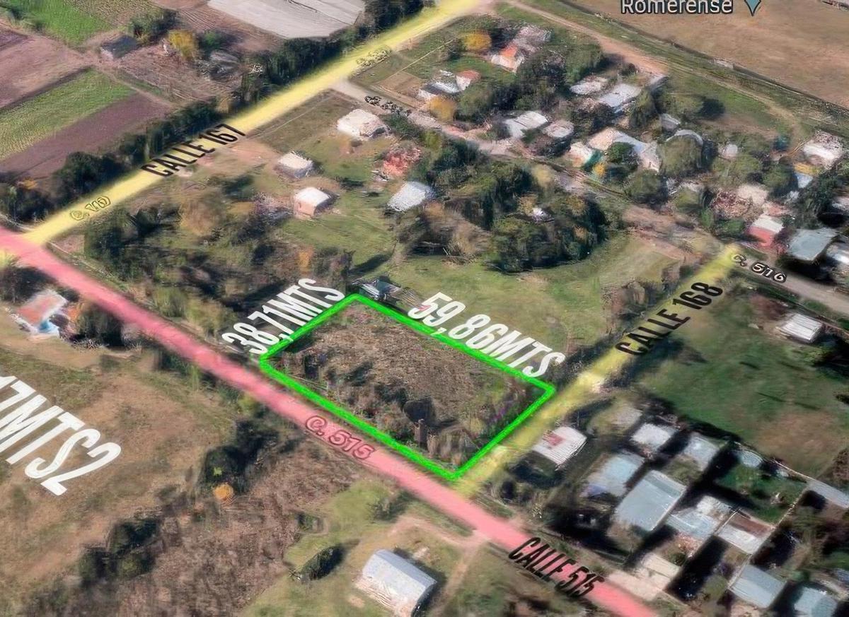 515 e/ 167 y 168, Melchor Romero, La Plata