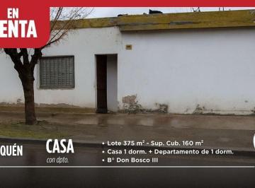Casa · 160m² · 3 Ambientes · 1 Cochera · En Venta Casa en B° Don Bosco III Neuquén