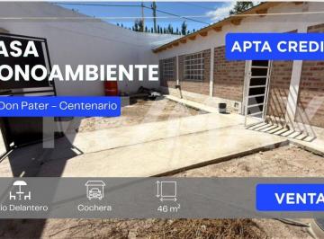 Departamento · 47m² · 1 Ambiente · Venta Casa Monoambiente Don Pater Centenario