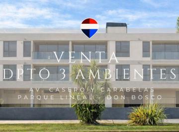 Departamento · 66m² · 3 Ambientes · 1 Cochera · Venta Dpto 3 Amb con Cochera Parque Lineal