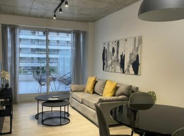 Departamento · 49m² · 2 Ambientes · Departamento 2 Ambientes en Alquiler Amoblado con Vista a La Pileta en Concepción Palermo