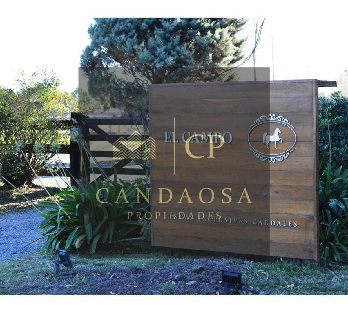 Mlm. Increíble Lote En El Barrio Campo Cardales, C,  El Campo - Fincas Exclusivas Cardales, Campana