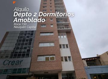 Departamento · 80m² · 3 Ambientes · 1 Cochera · Alquiler Departamento Amoblado 2 Dorm. - Cochera - Roca 150 - Neuquén Capital