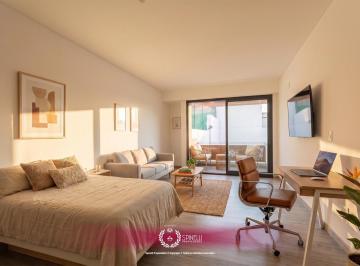 Departamento · 40m² · 1 Ambiente · Alquiler Departamento 1 Ambiente 41 m² Nuevo con Balcón Contrafrente Full Amenities Edificio Mireya