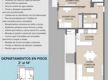 Departamento · 78m² · 3 Ambientes · Venta Departamento 3 Ambientes en Construcción - Lanús Este - Terrasur VII