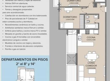 Departamento · 78m² · 3 Ambientes · Departamento en Construcción - Lanús Este - Terrasur VII