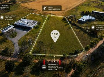 Terreno · 6899m² · Terreno de 6.899 m² con Fondo a Polo | Estancia La Paz