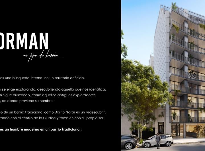Desarrollo vertical , Barrio Norte · Norman Design Residences, Mansilla 3057