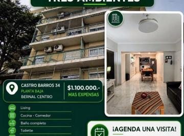 Departamento de 3 ambientes, Quilmes · Alquiler Departamento 3 Ambientes Pb con Patio