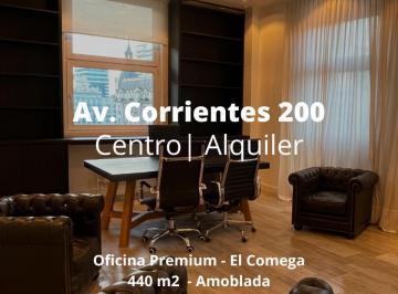 Oficina comercial · 440m² · 2 Cocheras · Alquiler Oficina Premium - Aaa - Emblemático Comega