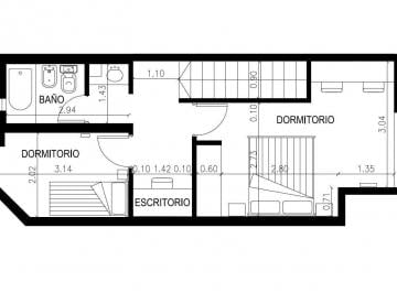 Departamento · 73m² · 5 Ambientes · Lima | Jacinto Rios
