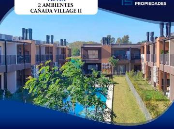 Departamento · 55m² · 2 Ambientes · 1 Cochera · Departamento en Alquiler Cañada Village III Cuan Propiedades