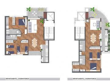 Departamento · 90m² · 6 Ambientes · Venta Departamento 2 Dorm. en Alberdi