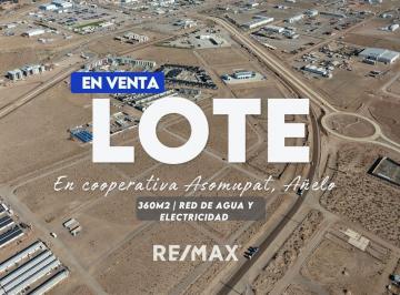 Terreno · 360m² · Venta Terreno Asomupat, Añelo