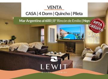 Casa · 219m² · 6 Ambientes · 3 Cocheras · Venta Casa 4 Dorm. | Bº Rincón de Emilio | Pileta y Quincho | Apta Crédito