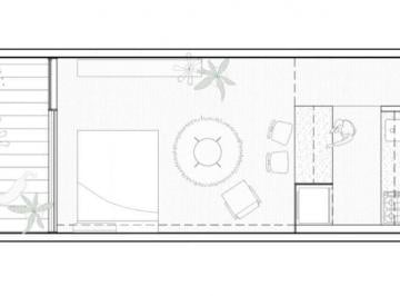 Departamento · 30m² · 1 Ambiente · Monoambientes con Balcon Corazón de Urquiza