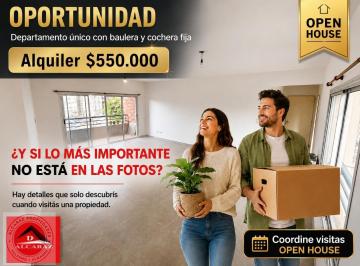 Departamento · 50m² · 1 Ambiente · 1 Cochera · Departamento en Alquiler Chiclana Al 2900