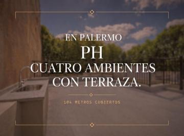 PH · 104m² · 4 Ambientes · Venta PH 4 Ambientes con Escritorio Palermo Terraz