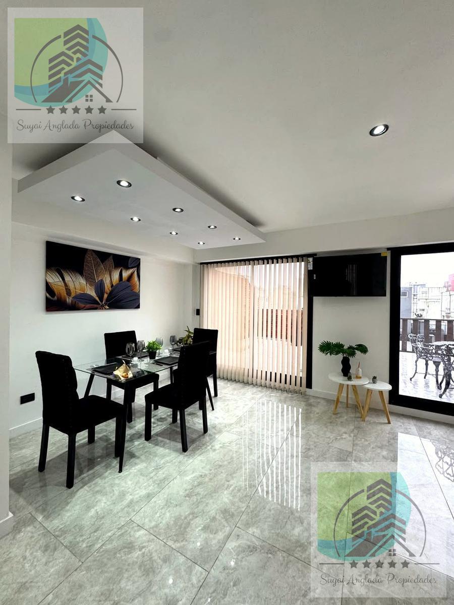 Depto 2 amb, 90m² con 2 terrazas propias — Zona Aldrey