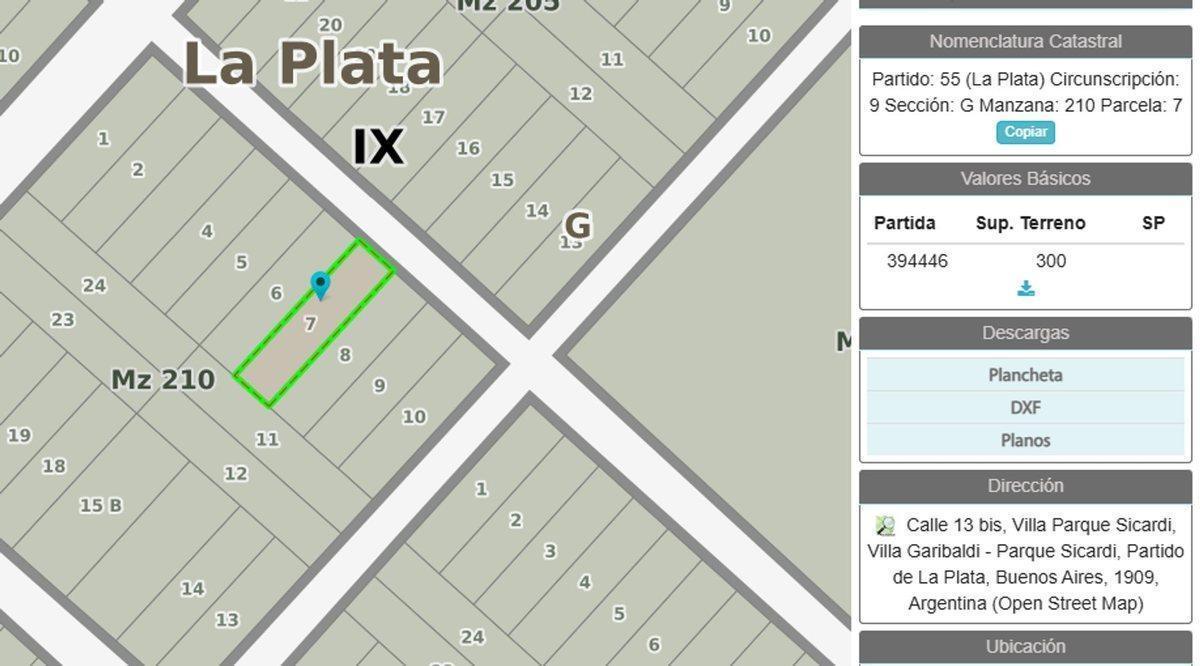 13bis E/ 659 y 660 0, Villa Parque Sicardi, La Plata