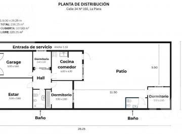 Casa · 107m² · 4 Ambientes · 1 Cochera · Casa en Venta