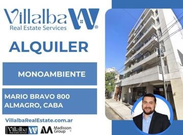 Departamento · 32m² · 1 Ambiente · Departamento Monoambiente en Almagro