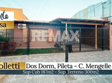 Casa · 187m² · 7 Ambientes · 1 Cochera · Venta Casa 2 Dorm. Sobre Mengelle 810, Cipo
