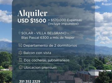 Departamento · 109m² · 4 Ambientes · 2 Cocheras · Departamento en Villa Belgrano