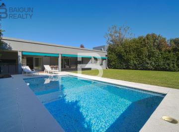 Casa · 190m² · 6 Ambientes · 4 Cocheras · Casa Amoblada en Alquiler 6 Ambientes Barrio Cerrado Las Liebres