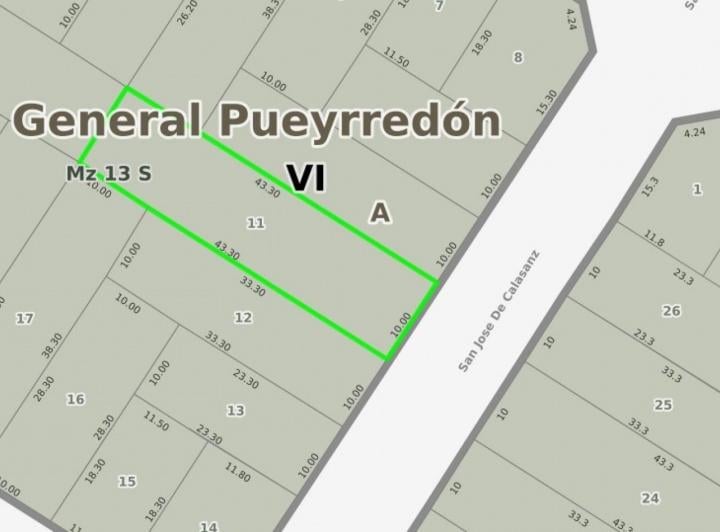 Terreno · 433m²