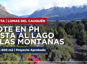 Terreno · 800m² · Lote en Lomas del Cauquén, Vista Al Lagobariloche